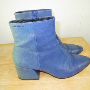 Vagabond Short Leather Boots 2-Tone Size 8 1/2 M